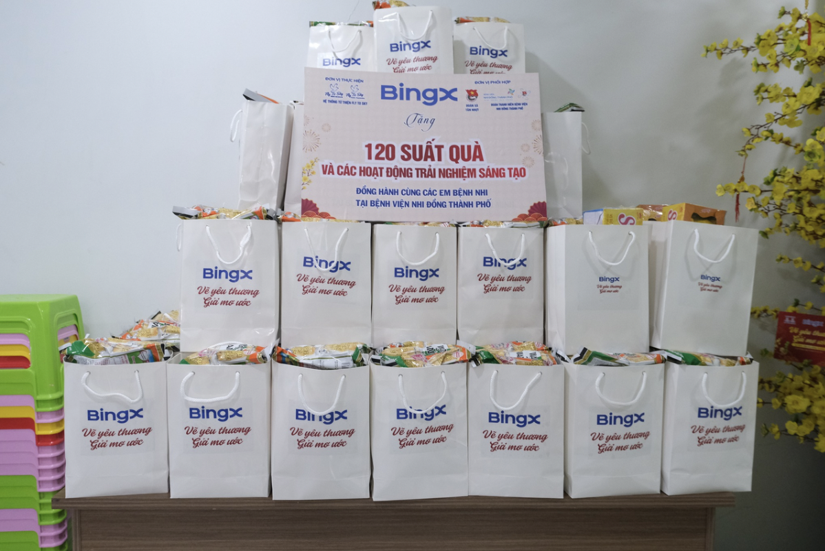 BINGX CHARITY KẾT NỐI CỘNG ĐỒNG: ĐEM TẾT YÊU THƯƠNG ĐẾN BỆNH NHI 6 1